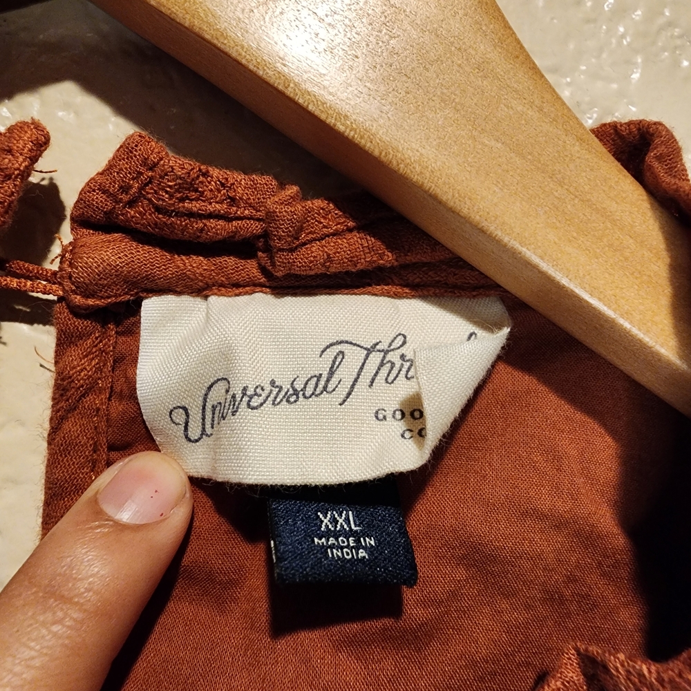 Universal Thread Rust Midi Dress - Picture 8 of 8